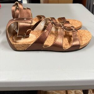UGG Bronze Strappy Sandals